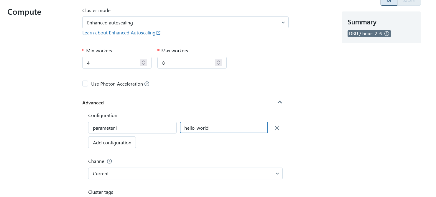 Configure the DLT Cluster